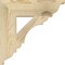 Ekena Millwork Olympic Traditional Rough Sawn Bracket, Douglas Fir, 4"W x 16"D x 16"H BKT04X16X16OLY01RDF - alternate 3